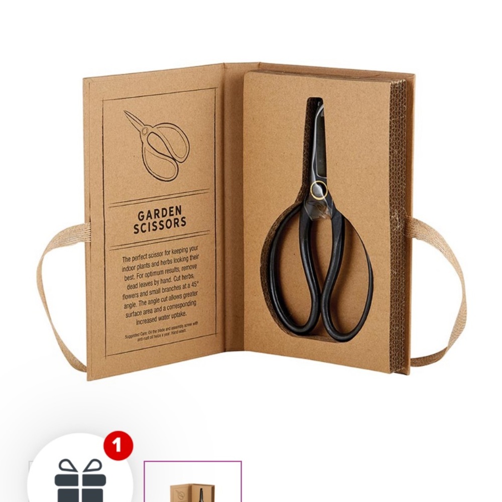 Santa Barbara Design Studio garden scissors book box